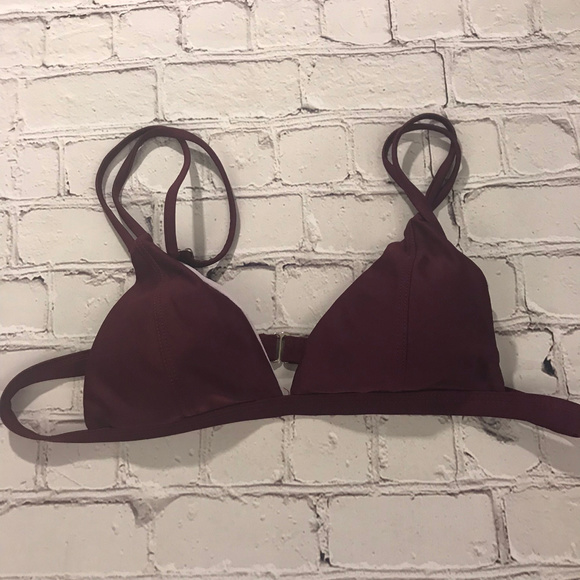 Other - Burgundy Bikini Top Size M